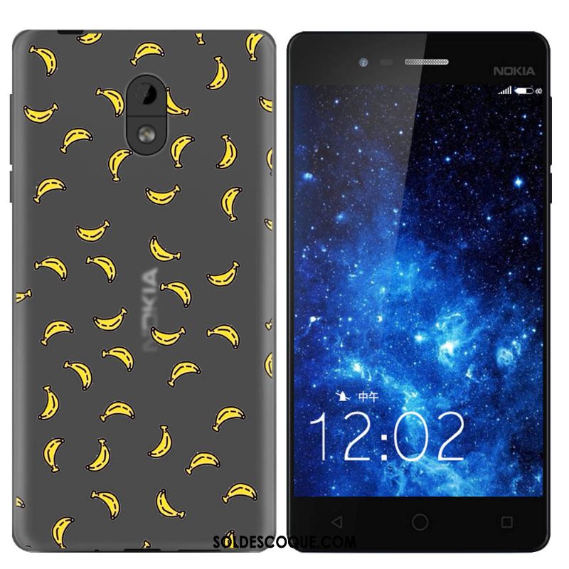 Coque Nokia 3 Simple Peinture Fruit Fluide Doux Bleu Pas Cher