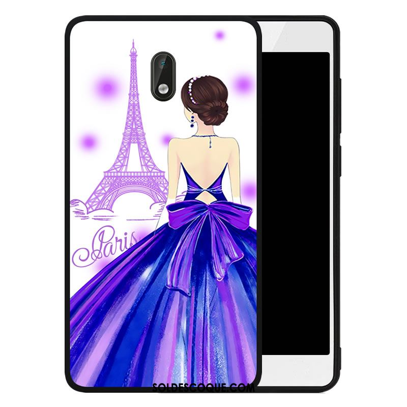 Coque Nokia 3 Tout Compris Créatif Tendance Noir Étui Housse Soldes