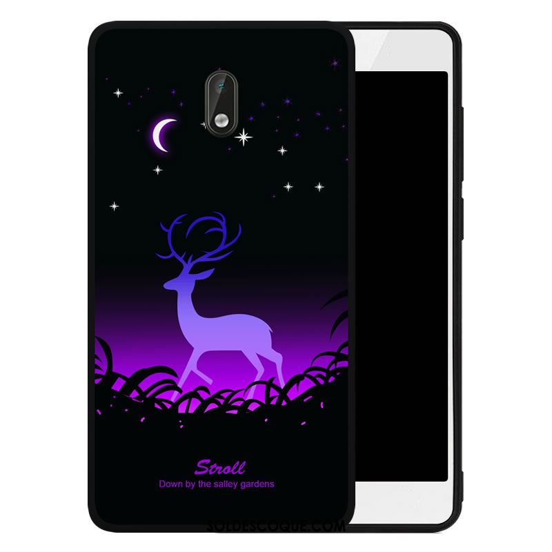 Coque Nokia 3 Tout Compris Créatif Tendance Noir Étui Housse Soldes