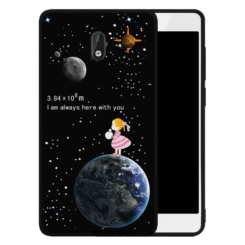 Coque Nokia 3 Tout Compris Créatif Tendance Noir Étui Housse Soldes