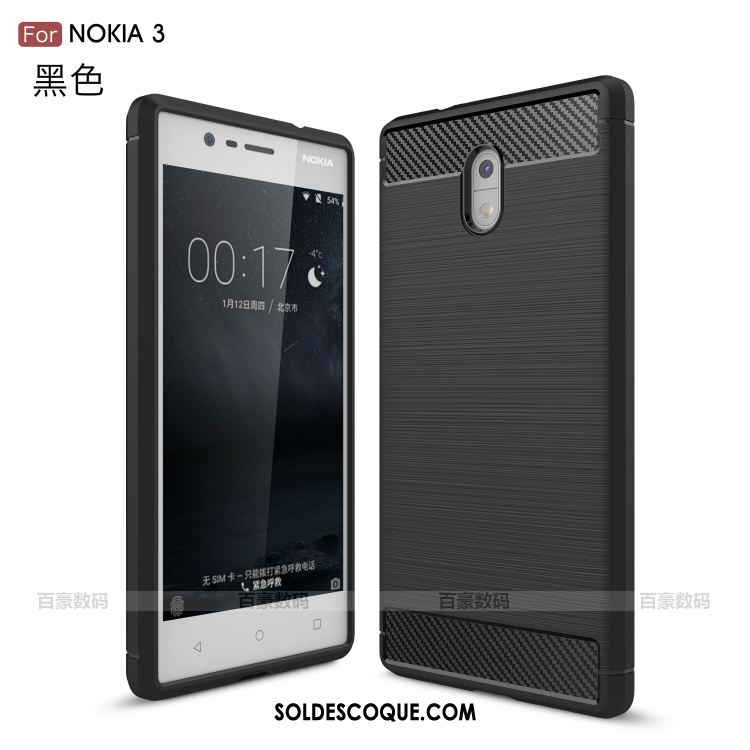 Coque Nokia 3 Téléphone Portable Étui Soie Incassable Protection En Vente