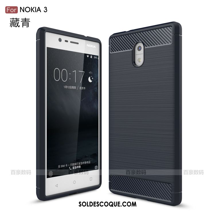 Coque Nokia 3 Téléphone Portable Étui Soie Incassable Protection En Vente