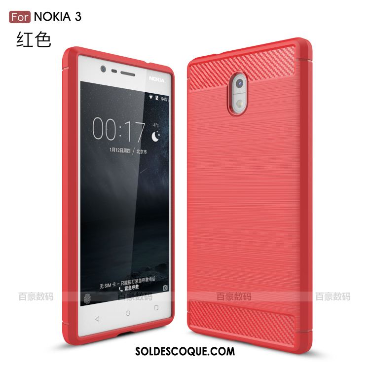 Coque Nokia 3 Téléphone Portable Étui Soie Incassable Protection En Vente