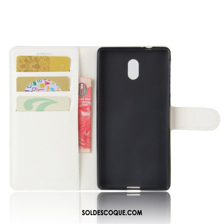 Coque Nokia 3 Vintage Portefeuille Carte Étui Noir En Ligne