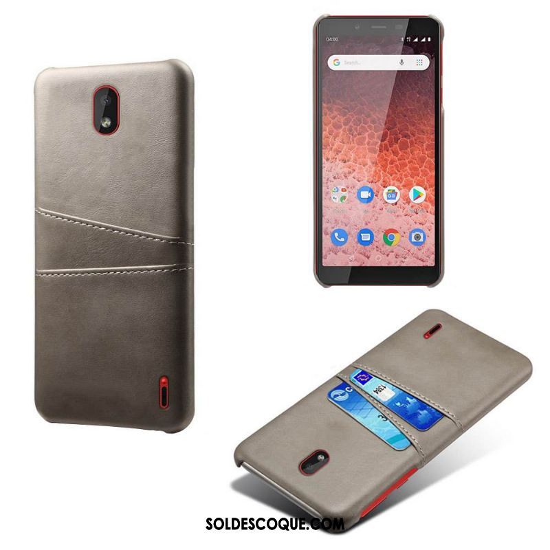 Coque Nokia 4.2 Incassable Orange Étui En Cuir Protection Téléphone Portable Pas Cher