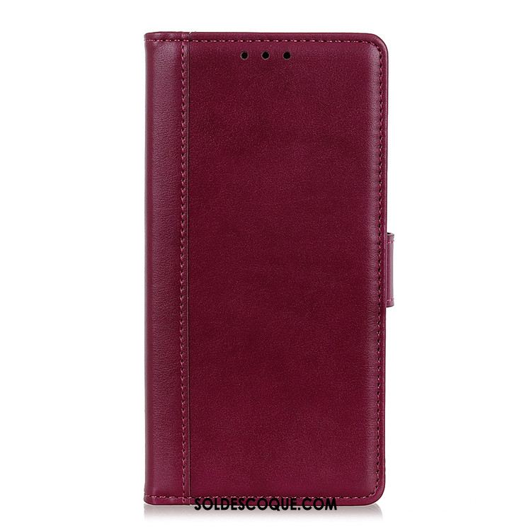 Coque Nokia 4.2 Support Violet Incassable Rouge Téléphone Portable Pas Cher