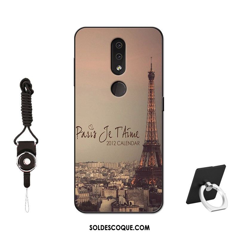 Coque Nokia 4.2 Tout Compris Étui Violet Protection Silicone Housse Pas Cher