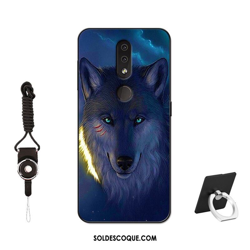 Coque Nokia 4.2 Tout Compris Étui Violet Protection Silicone Housse Pas Cher