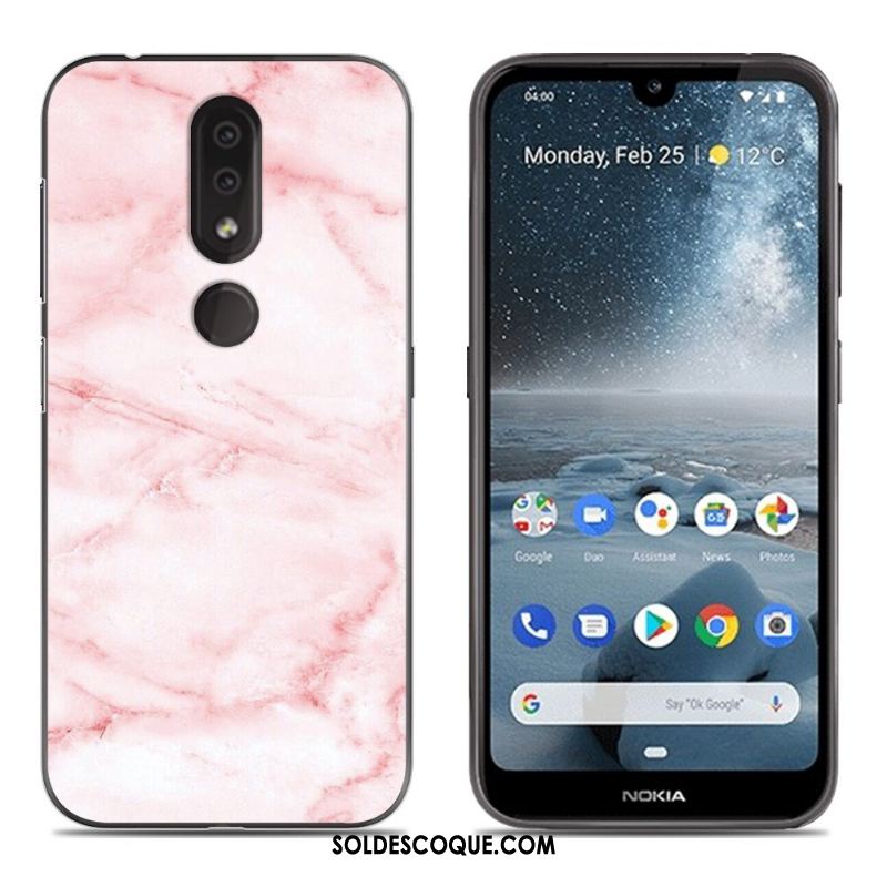 Coque Nokia 4.2 Étui Bleu Tout Compris Silicone Incassable Pas Cher