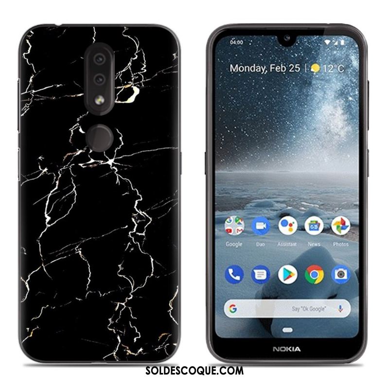 Coque Nokia 4.2 Étui Bleu Tout Compris Silicone Incassable Pas Cher