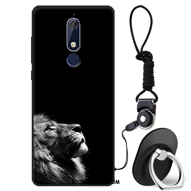 Coque Nokia 5.1 Créatif Bleu Téléphone Portable Dessin Animé Incassable Soldes