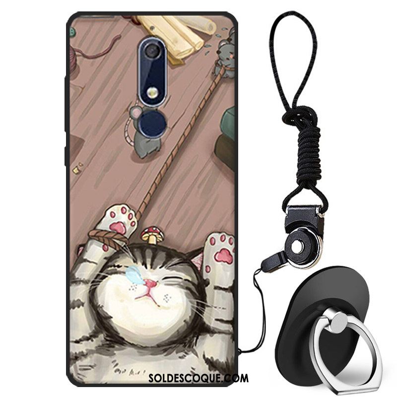 Coque Nokia 5.1 Créatif Bleu Téléphone Portable Dessin Animé Incassable Soldes