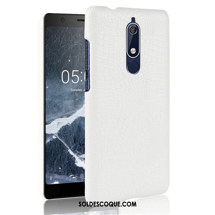 Coque Nokia 5.1 Incassable Protection Modèle Fleurie Crocodile Difficile En Vente