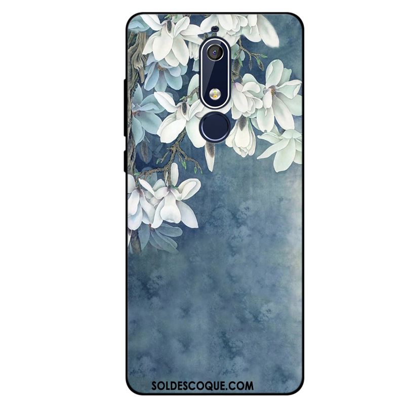 Coque Nokia 5.1 Noir Incassable Fluide Doux Nouveau Tout Compris En Vente