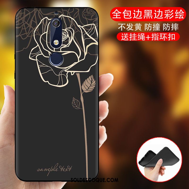 Coque Nokia 5.1 Personnalité Téléphone Portable Gaufrage Étui Tendance Housse En Vente