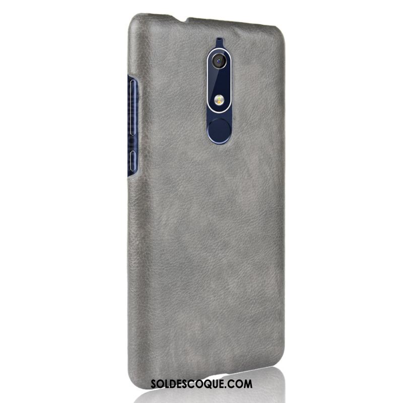 Coque Nokia 5.1 Téléphone Portable Cuir Protection Sac Étui Soldes