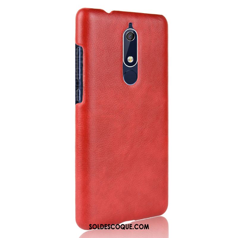 Coque Nokia 5.1 Téléphone Portable Cuir Protection Sac Étui Soldes