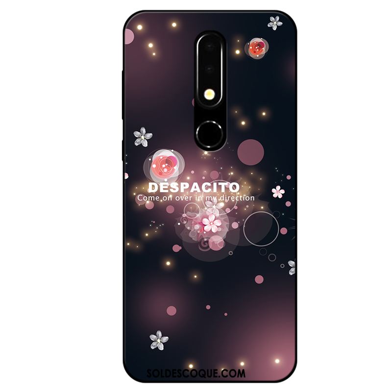 Coque Nokia 5.1 Téléphone Portable Fluide Doux Tout Compris Étui Noir Pas Cher