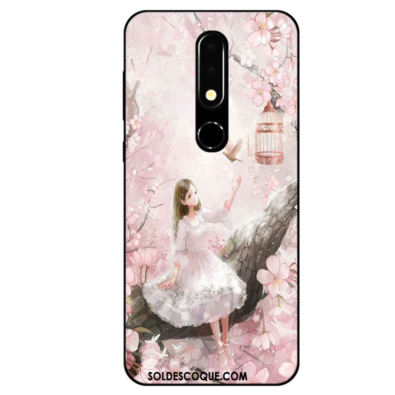 Coque Nokia 5.1 Téléphone Portable Fluide Doux Tout Compris Étui Noir Pas Cher