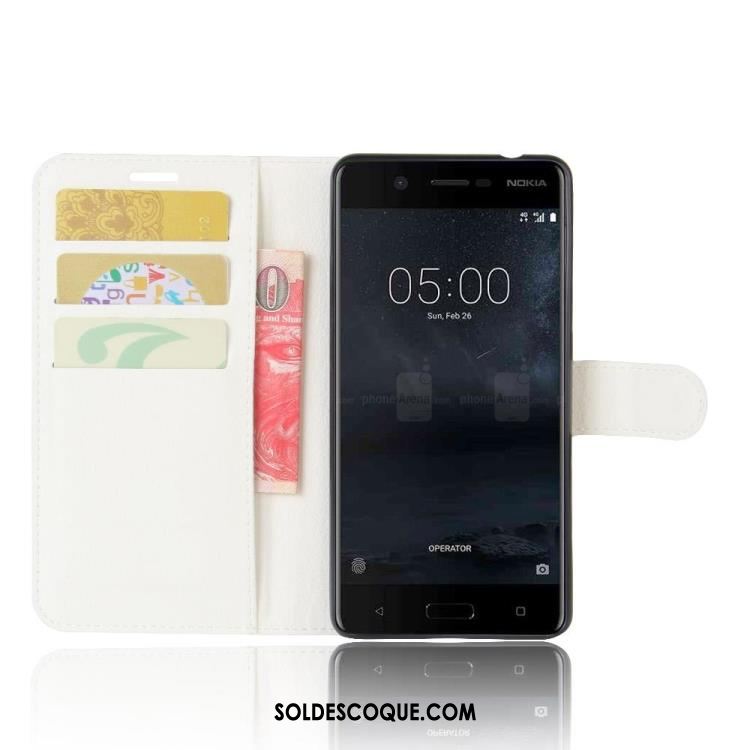 Coque Nokia 5 Carte Téléphone Portable Étui Protection Étui En Cuir Pas Cher