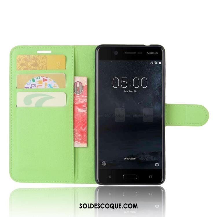 Coque Nokia 5 Carte Téléphone Portable Étui Protection Étui En Cuir Pas Cher