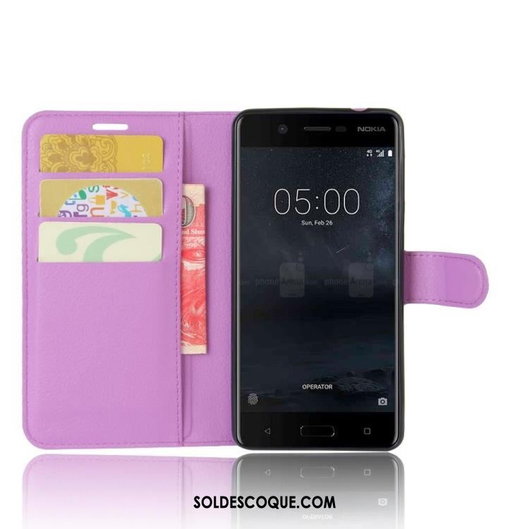 Coque Nokia 5 Carte Téléphone Portable Étui Protection Étui En Cuir Pas Cher