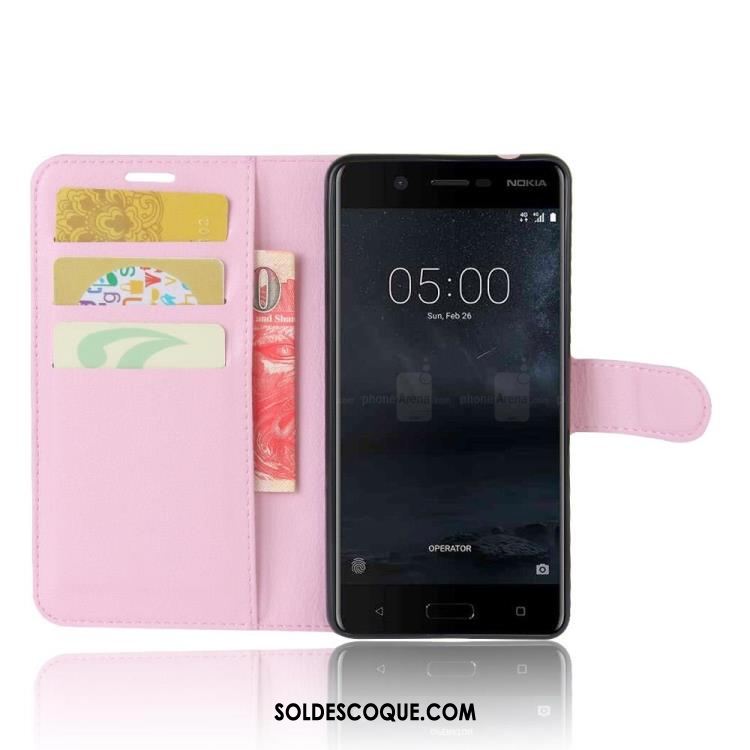 Coque Nokia 5 Carte Téléphone Portable Étui Protection Étui En Cuir Pas Cher