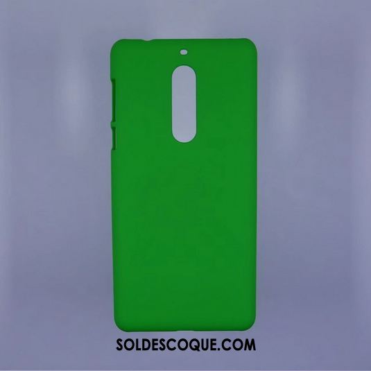 Coque Nokia 5 Difficile Délavé En Daim Protection Téléphone Portable Bleu Pas Cher