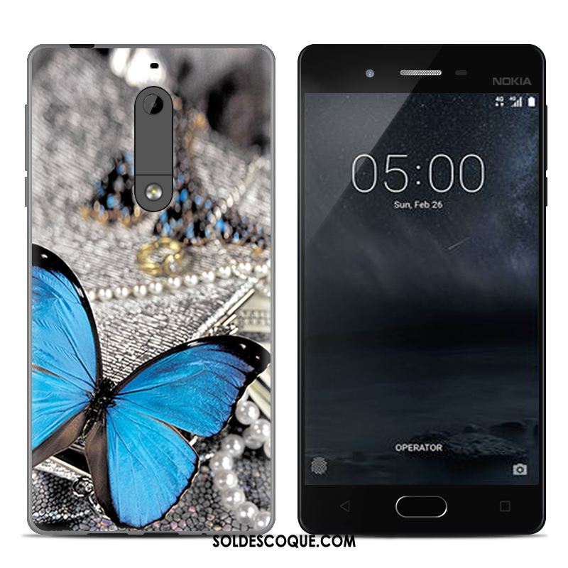 Coque Nokia 5 Peinture Étui Incassable Multicolore Téléphone Portable Pas Cher