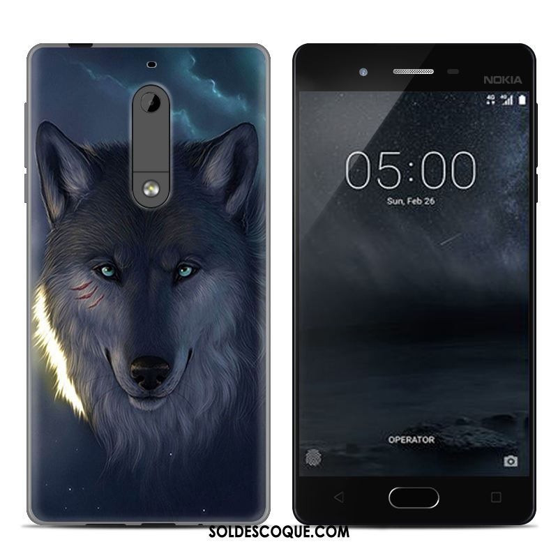 Coque Nokia 5 Peinture Étui Incassable Multicolore Téléphone Portable Pas Cher