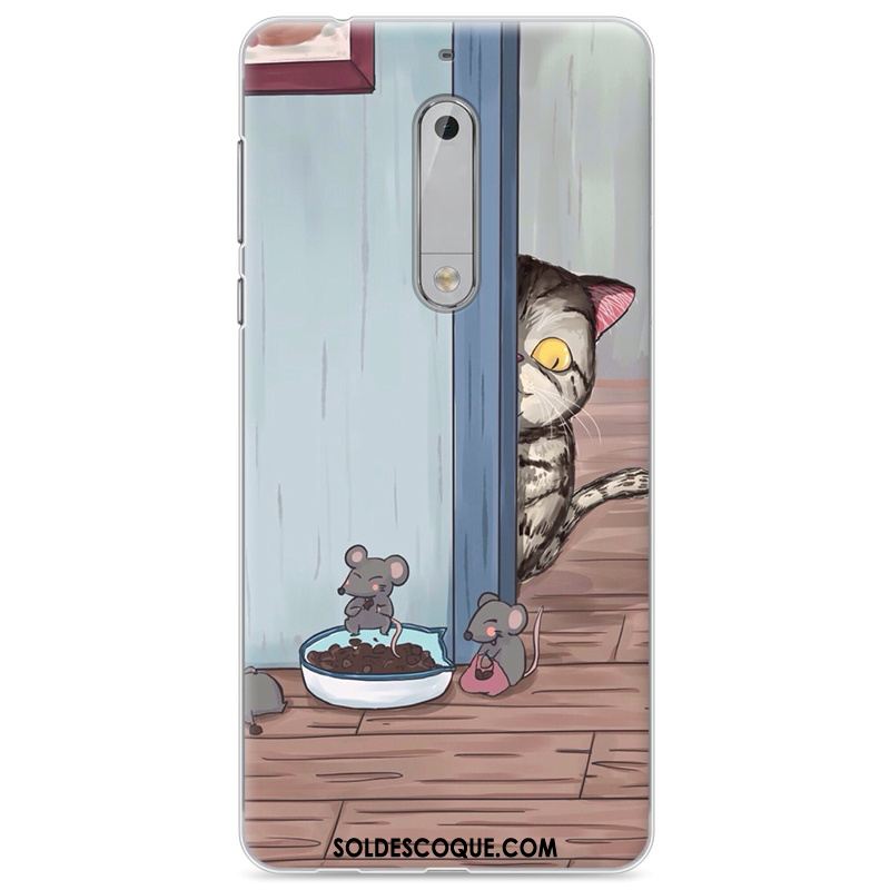 Coque Nokia 5 Protection Silicone Étui Dessin Animé Peinture Pas Cher