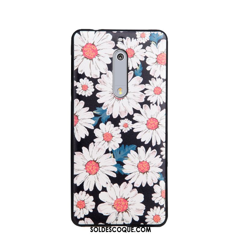 Coque Nokia 5 Téléphone Portable Protection Gaufrage Étui Multicolore Soldes