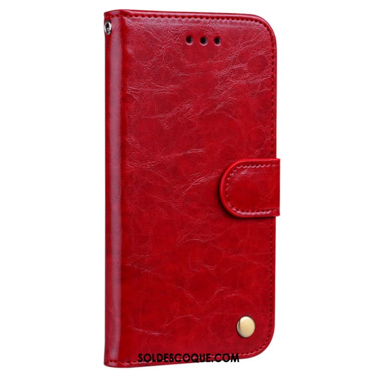 Coque Nokia 5 Étui En Cuir Modèle Fleurie Support Téléphone Portable Rouge Soldes