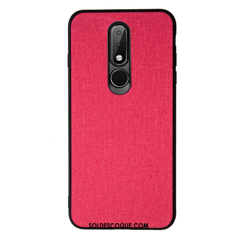 Coque Nokia 6.1 Antidérapant Original Fluide Doux Nouveau Tissu France