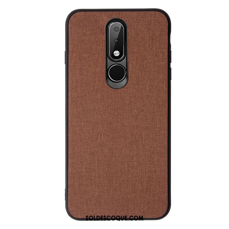 Coque Nokia 6.1 Antidérapant Original Fluide Doux Nouveau Tissu France