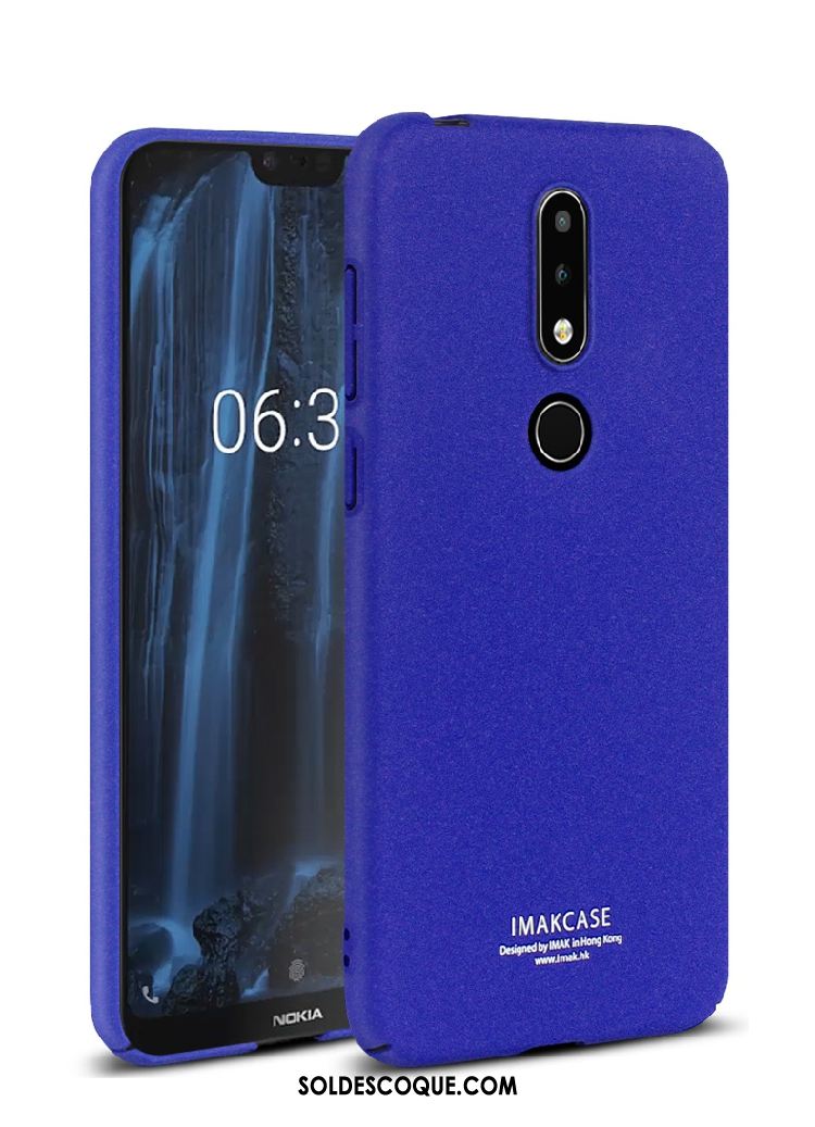 Coque Nokia 6.1 Denim Étui Téléphone Portable Tout Compris Bleu Housse Pas Cher