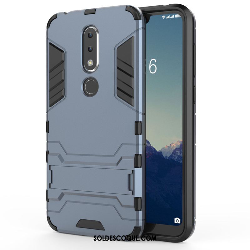 Coque Nokia 6.1 Gris Protection Difficile Coque En Silicone Étui Pas Cher