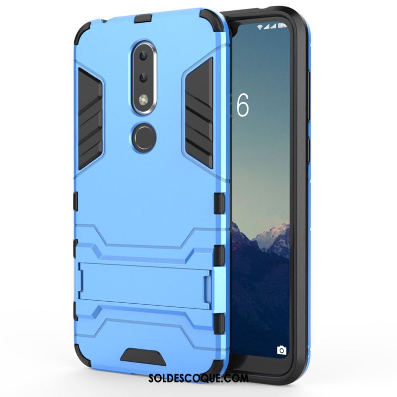 Coque Nokia 6.1 Gris Protection Difficile Coque En Silicone Étui Pas Cher