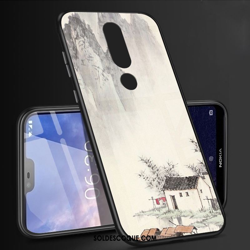 Coque Nokia 6.1 Magnétisme Protection Verre Incassable Étui Housse En Ligne