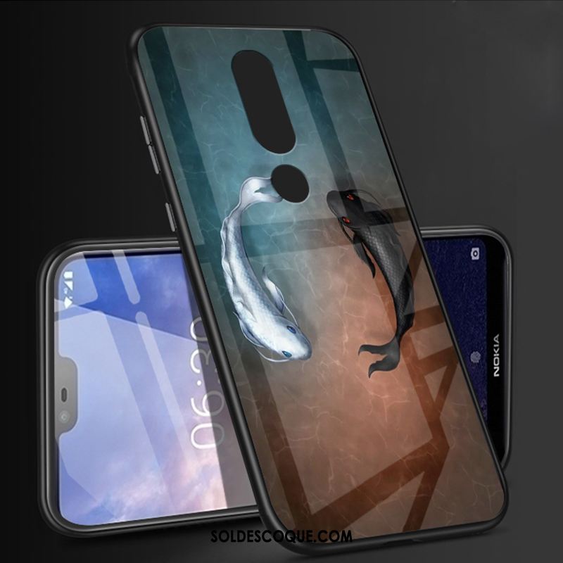 Coque Nokia 6.1 Magnétisme Protection Verre Incassable Étui Housse En Ligne