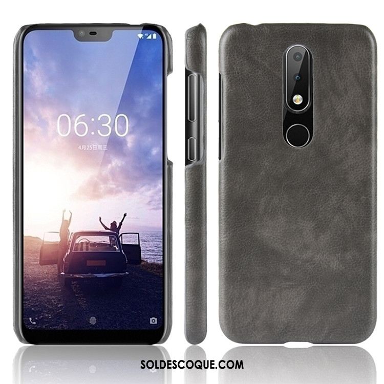 Coque Nokia 6.1 Protection Difficile Modèle Fleurie Noir Qualité En Ligne