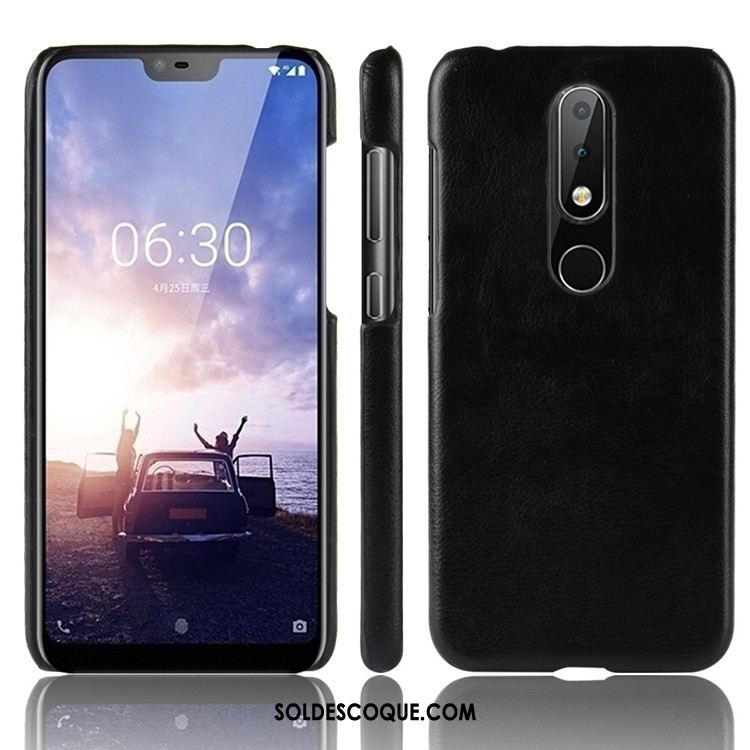 Coque Nokia 6.1 Protection Difficile Modèle Fleurie Noir Qualité En Ligne