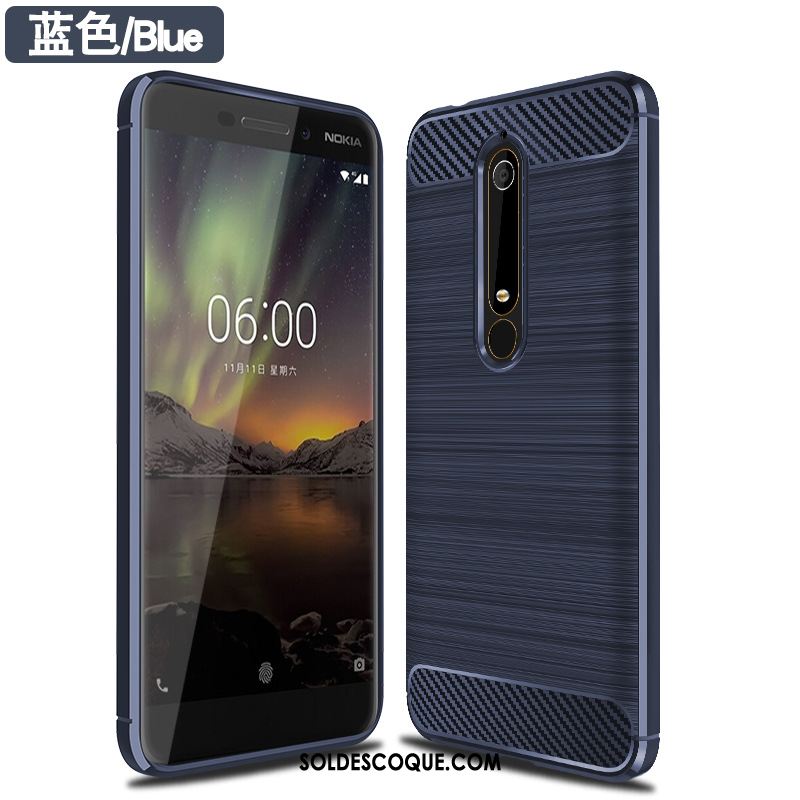 Coque Nokia 6.1 Téléphone Portable Nouveau Protection Incassable Noir Pas Cher