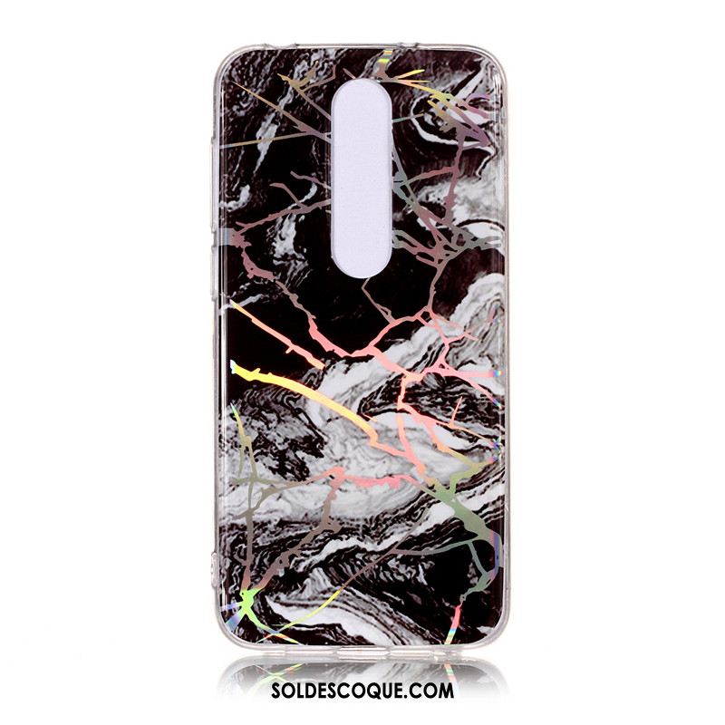 Coque Nokia 6.1 Étui Noir Téléphone Portable Fluide Doux Grand Housse En Ligne