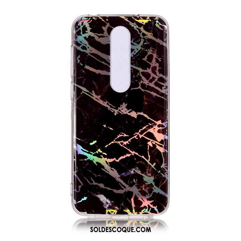 Coque Nokia 6.1 Étui Noir Téléphone Portable Fluide Doux Grand Housse En Ligne