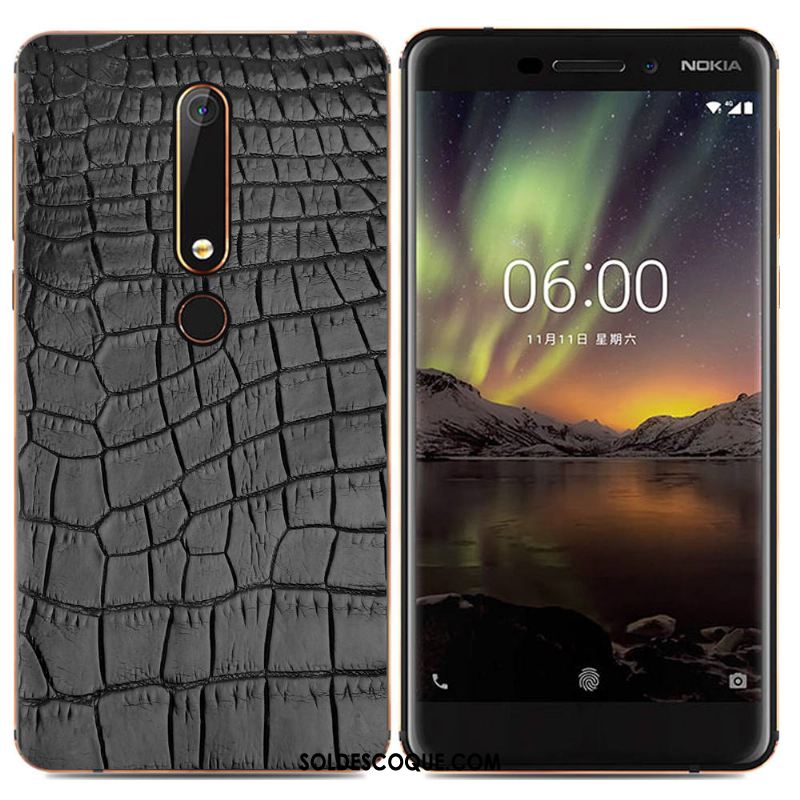 Coque Nokia 6.1 Étui Téléphone Portable Multicolore Fluide Doux Créatif En Ligne