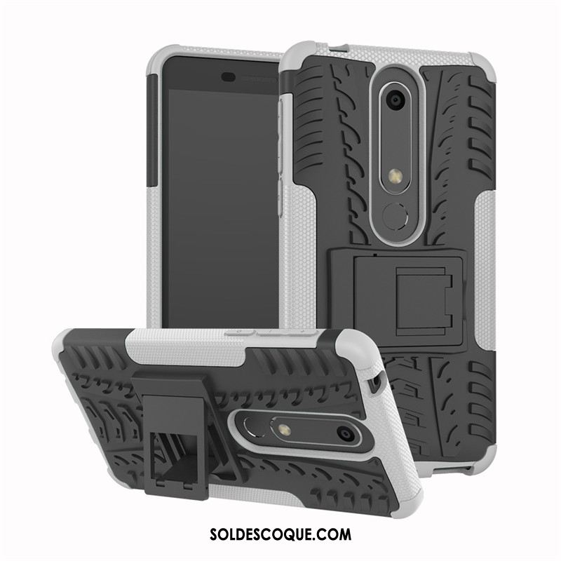 Coque Nokia 6.1 Étui Téléphone Portable Support Silicone Incassable Pas Cher