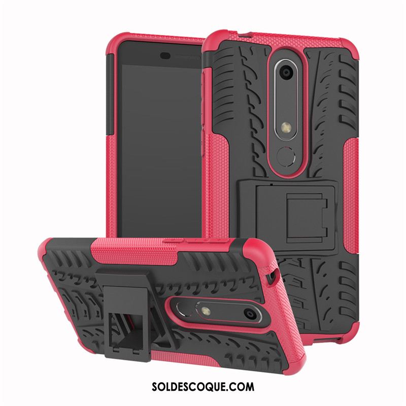 Coque Nokia 6.1 Étui Téléphone Portable Support Silicone Incassable Pas Cher