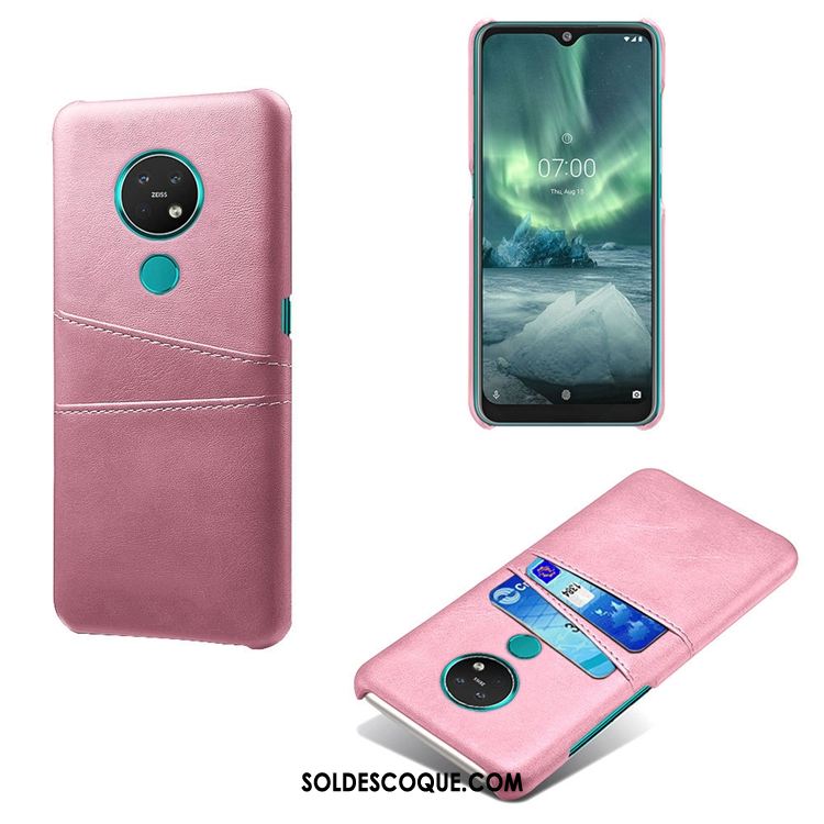 Coque Nokia 6.2 Carte Petit Bleu Modèle Fleurie Cuir En Vente