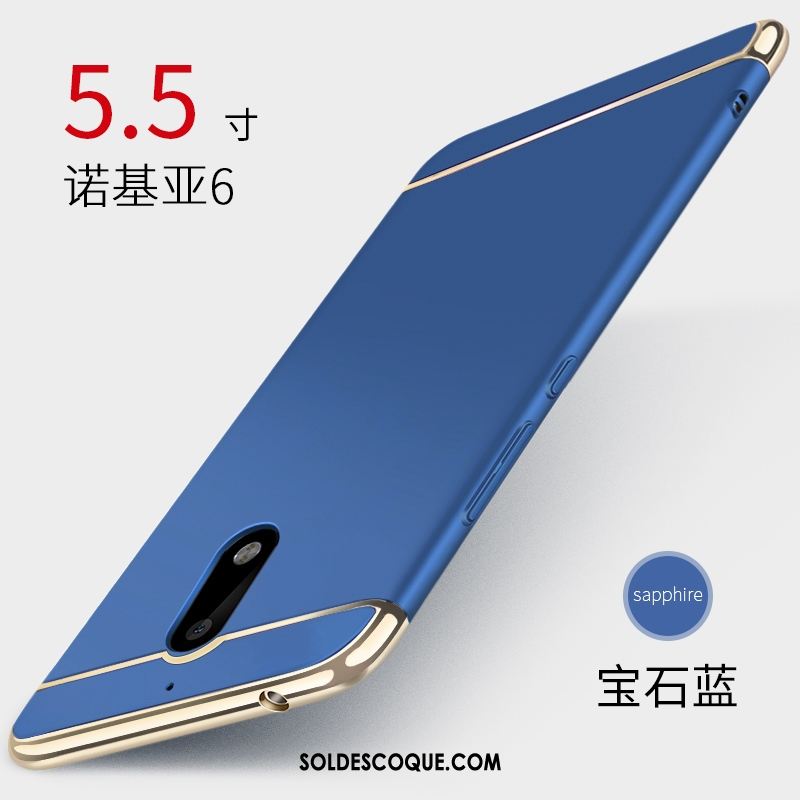 Coque Nokia 6 Créatif Incassable Tempérer Or Téléphone Portable Soldes